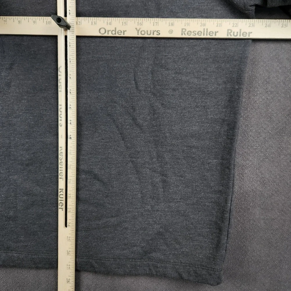 Oakland Raiders NFL 1/4 Zip Antigua Mens Large Gray Heather‎ Pullover Sweater